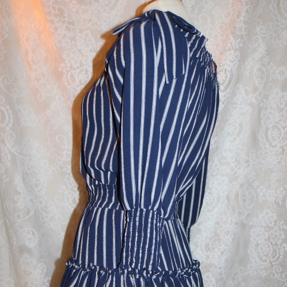MISA Los Angles minidress XS stripped, smocked and ruffled - Picture 5 of 9
